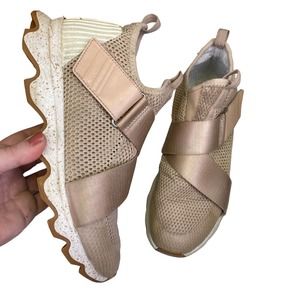 SOREL US 9 Kinetic Sneakers Rose Gold Pink Cream *no insole* Shoes